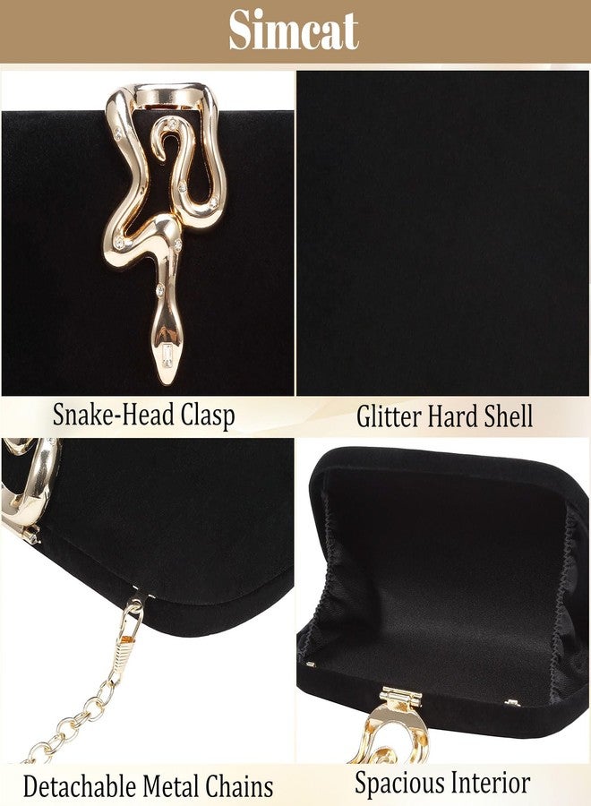 Simcat Clutch Purses for Women Elegant Evening Bag for Parties, Weddings and Formal Events - Image 5